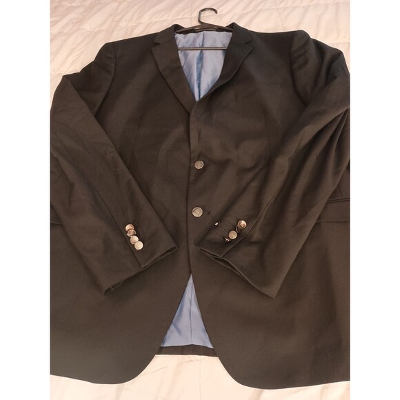 Alberto Cardinali Blazer Jacket Size 50L Black - Picture 6 of 10